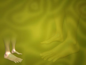 Ankle Title Content PowerPoint Template