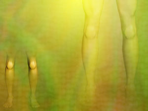 Knee Title Content PowerPoint Template