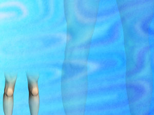 Knee Title Content PowerPoint Template