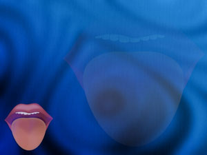 Tongue Title Content PowerPoint Template