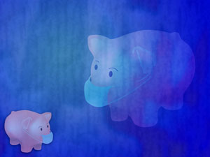 Swine Flu Title Content PowerPoint Template