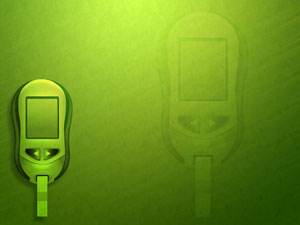 Glucometer Title Content PowerPoint Template