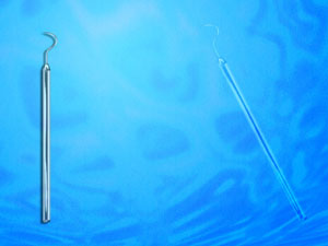 Dental Probe Title Content PowerPoint Template