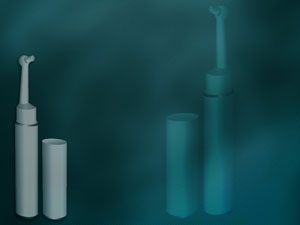 Dental Tooth Polisher Title Content PowerPoint Template