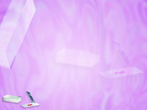 Microscope Slides Title Content PowerPoint Template