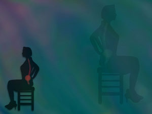 Backache Title Content PowerPoint Template