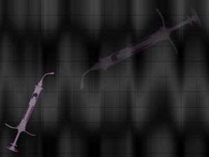 Dental Syringe Title Content PowerPoint Template