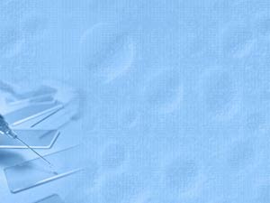 Microscope Slides Title Content PowerPoint Template