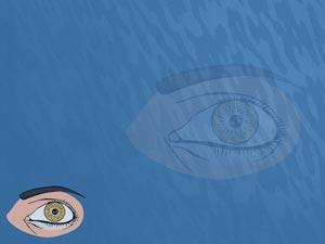 Eyes Title Content PowerPoint Template