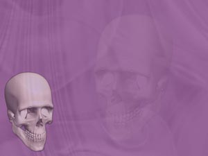 Cranium (Skull) Title Content PowerPoint Template