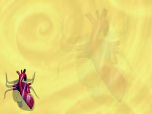 Heart Left Atrium Title Content PowerPoint Template