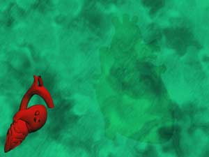 Heart Left Atrium Title Content PowerPoint Template