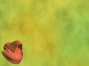 Mouth Inner Title Content PowerPoint Template