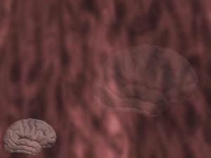 Brain Title Content PowerPoint Template