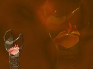 True Vocal Fold Title Content PowerPoint Template