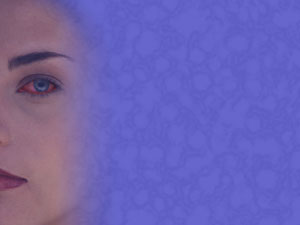 Eye Allergy Title Content PowerPoint Template