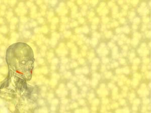 Risorius Muscle Title Content PowerPoint Template